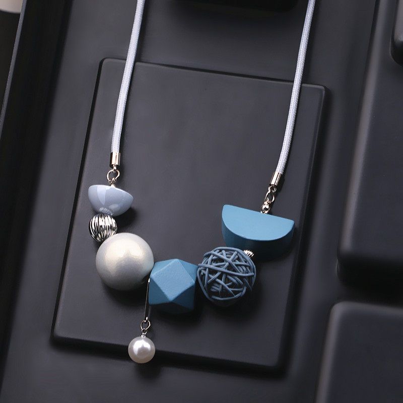 And American Style Unique Exaggerated Niche Necklace for Women, 2026 New Model, Purple Decorative Choker, Clavicle Chain, Stylish Sweater Chain
