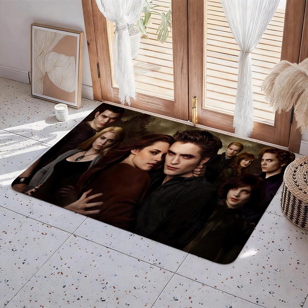 Movie M The Twilight Saga Floor Mat Eco Flannel Doormat Non Slip Odorless Indoor Floor Rug Soft Short Plush Home Mat