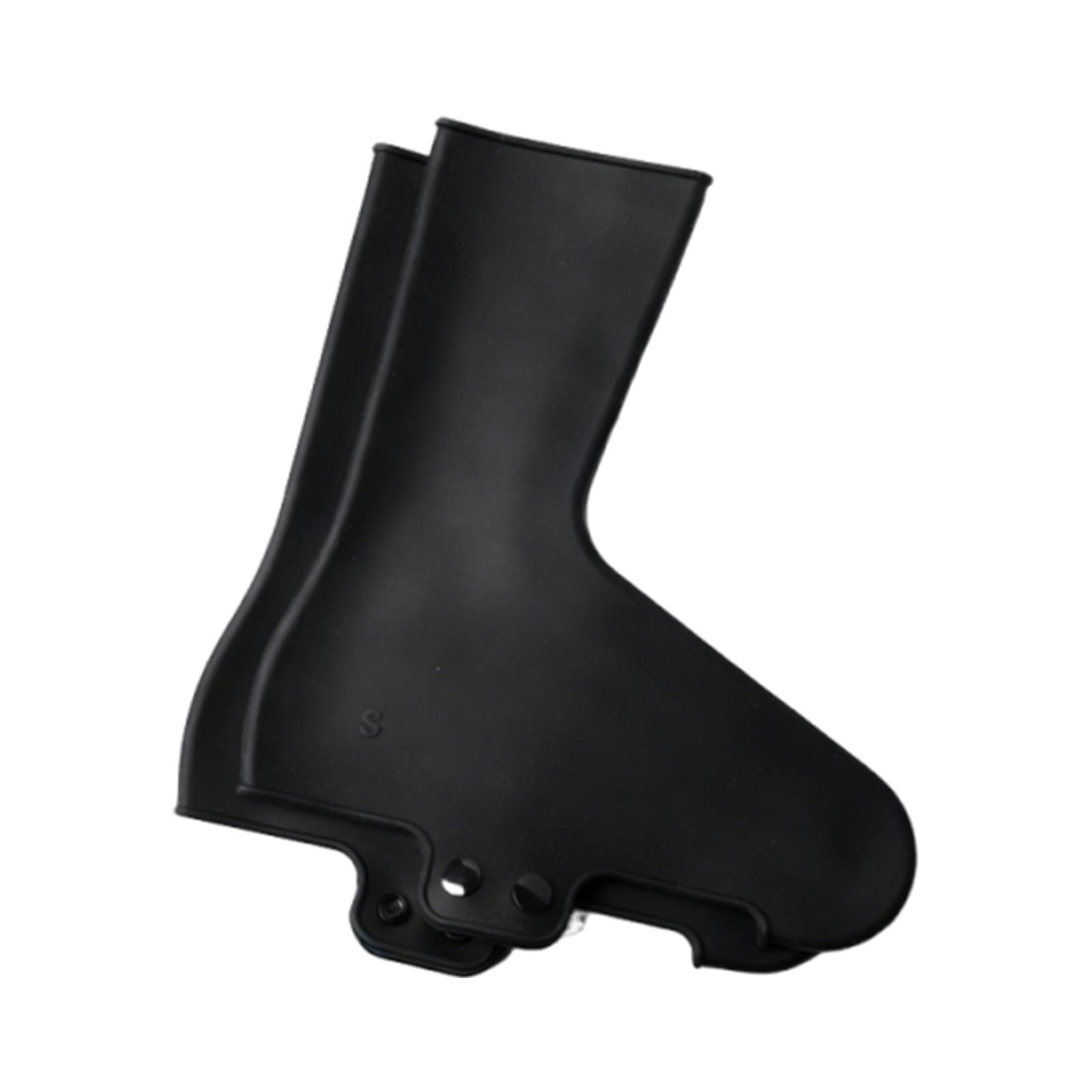 

Road Cycling Shoe Covers Dustproof Windproof Bicycle Cleats Shoes Cover Silicone Shoes Covers for Outdoor Travel MTB Road Bike M чёрный