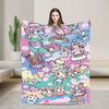 T-Tokidoki-S Warm Soft Blanket  Decorative Plush Throw Blanket Street Trend Couch Chair Flannel Bedspread Sofa Bed Cover
