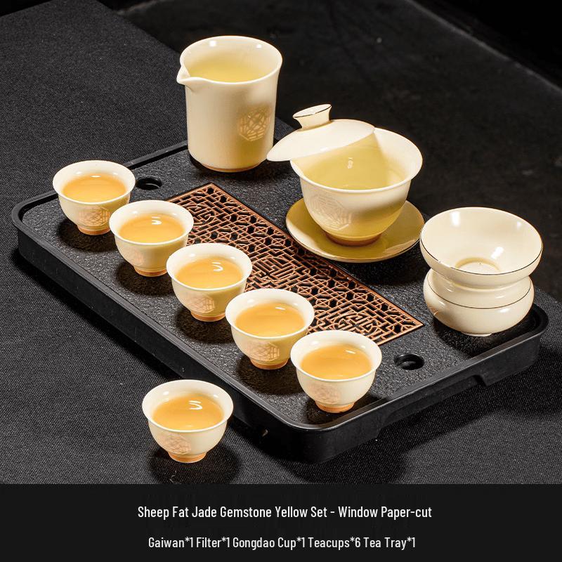 Exquisite Ceramic Kung Fu Tea Set