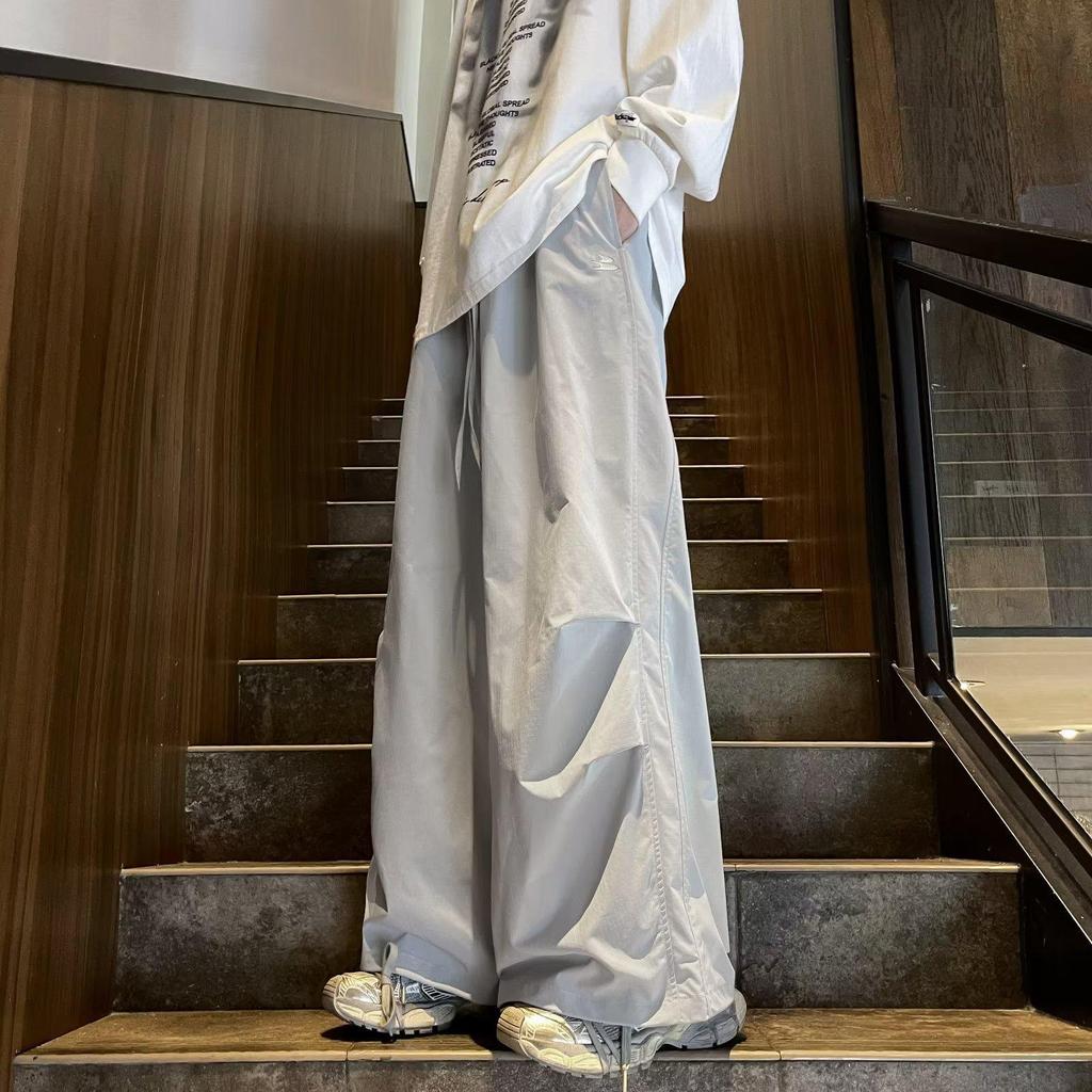 Unisex Sommer Weitbein-Fallschirmhose - Leicht, Trendig, Schnelltrocknend für Aktive Bekleidung