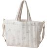 monpoke Pokemon Quilted Diaper Bag Large Capacity Lightweight 2-Way Tote Shoulder Bag Beige MP64946