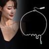 Green Artistic Zirconia Snake Pendant Necklace For Women Perfect For Fashionable Occasions