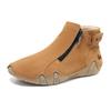 Handgenähte flache Damenschuhe - Herbst/Winter Freizeitkleidung