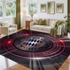 Bayern Munich Design Crystal Velvet Rug Soft Decorative Mat for Bedroom Entrance