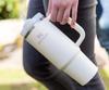 STANLEY Wasserflasche, Becher, Kaltlagerung, Vakuum, Slim Quencher H2.0, 0,88 l, 10-10827-077 (Grün/FF)