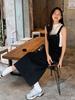 AYIHOLIC CASHMERE Suspender Maxi Dress