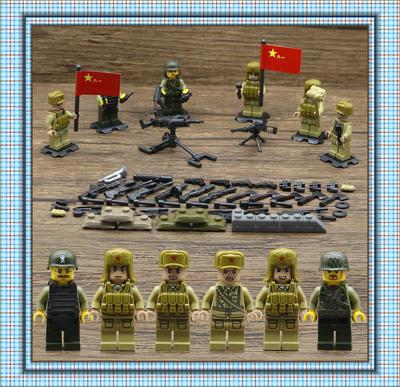 289 Pcs Army Base Model Kits Plastic WWII 2cm Toy Soldiers w//ACCS Playset