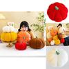 Cute Plush Pumpkin Pillow For Halloween And Home Decoration Soft And Skin-friendly Fabric