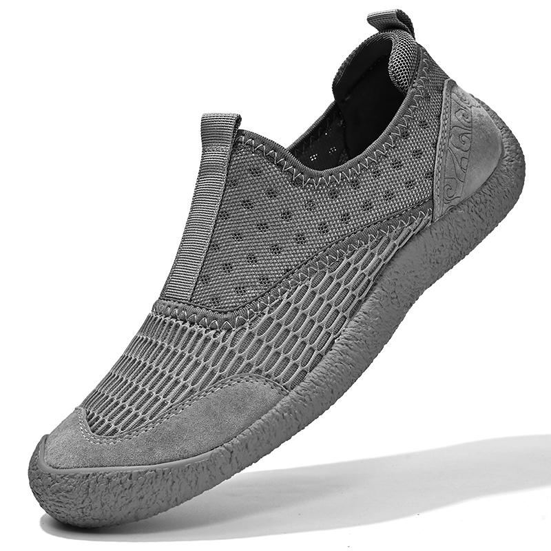 Summer Men Casual Shoes Luxury Brand Men Loafers Breathable Comfort Slip-on Mens Driving Shoes Lightweight Lazy Shoes Moccasins