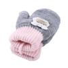 Cute Outdoor Children Infant Girls Toddler Thickened Warm Mittens Baby Mittens Knitted Gloves