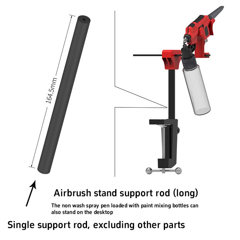 Dspiae PT-AB Wash-free Airbrush With Marker Rack For Gundam Scale Model Painting Tools Quick Paint Change Hobby DIY Craft Tools