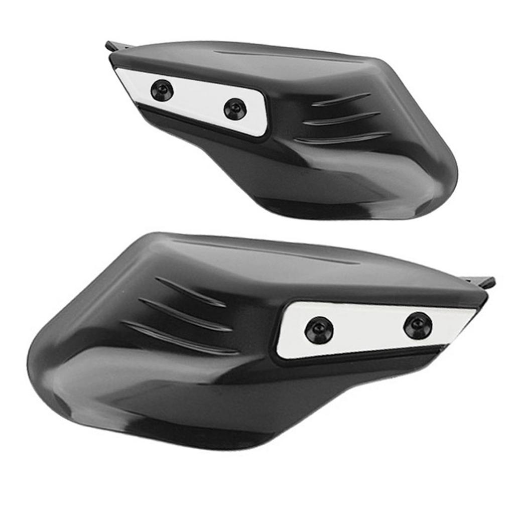 Motorcycle Hand Guards Handlebar Protector Protective Hand Shell Protection (Black)