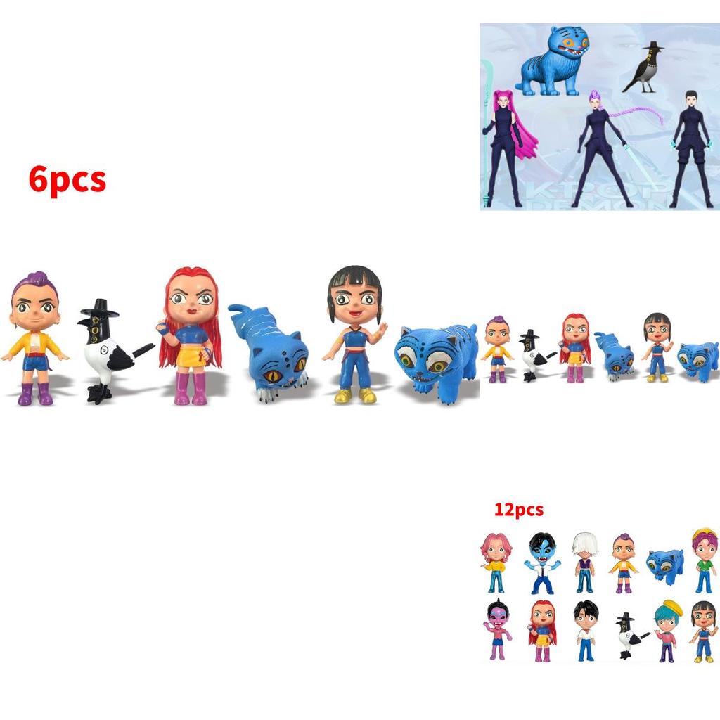 Kpop Demon Hunters Pvc Game Figure Model Collectible Desktop Decor For Fans