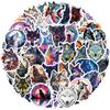 50PCS New Trendy Cartoon Wolf Graffiti Sticker Helmet Cup Car DIY Waterproof PVC  Reward Sticker Cartoon DIY Decal