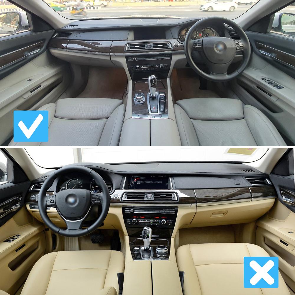 RHD Car Interior Front Door Window Control Lifter Switch Outer Cover Panel Trim For BMW 7 Series F01 F02 730 735 740 745 750 760