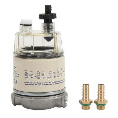 Separador de Água de Combustível 30 GPH R12T Classificação de Filtro de 10 Microns Revestimento Eletrostático a Pó para
