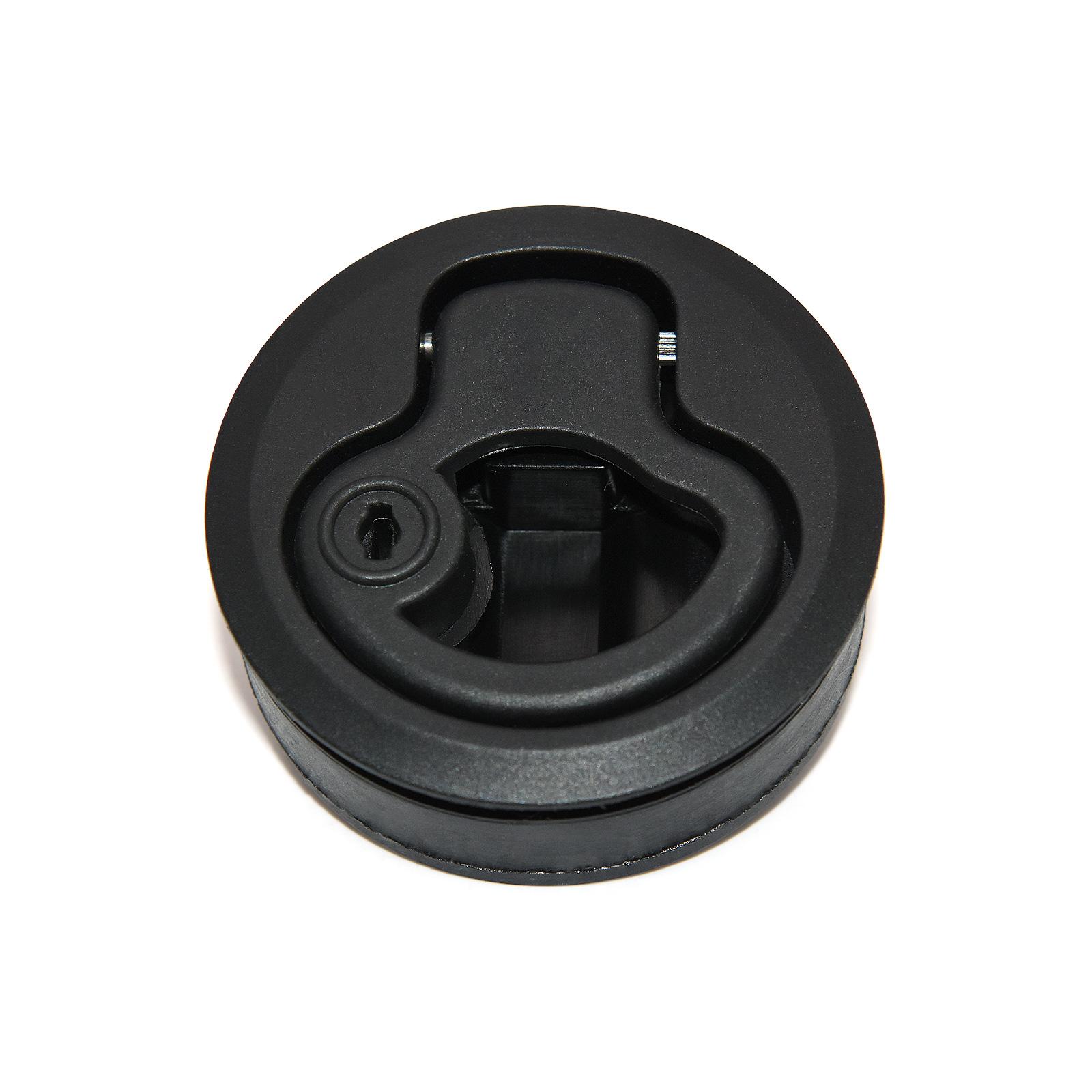 

1PCS Plastic Round Lock with Key Marine Latch Door Cabinet Lock Latch Flush Door Pull Locker Hatch for RV Yacht Boat Accessories