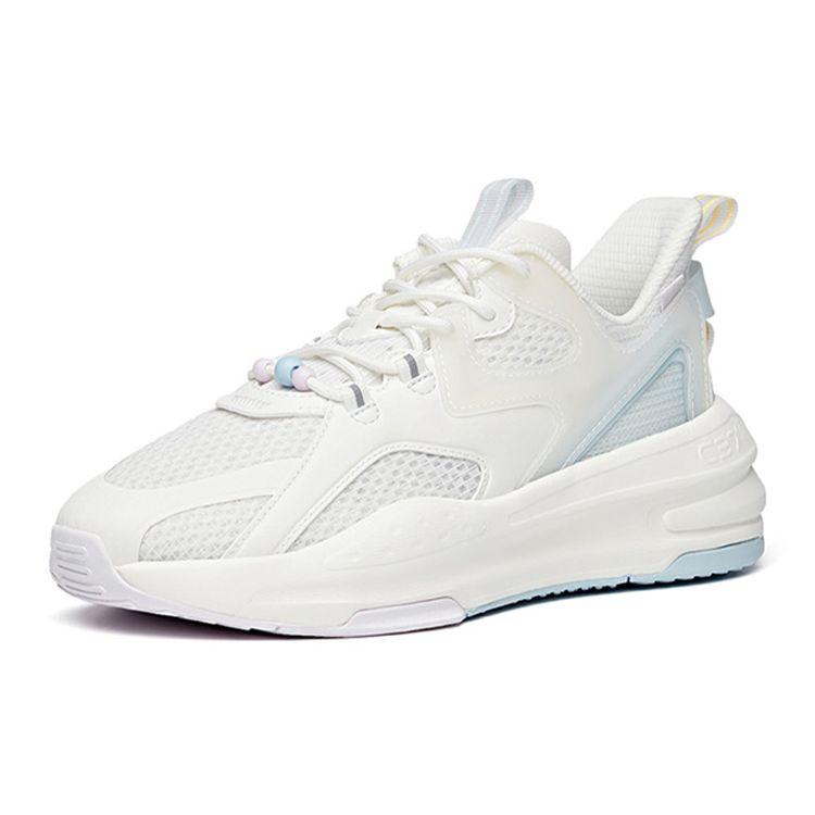 Anta C37 Series Thick Sole Fabric Synthetic Leather Non-Slip Shock Absorbing Wear-Resistant Lightweight Low-Top Running Shoes 922128082-3