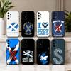 S-Scotland S-Scottish-H F-Flag Phone Case For Samsung Galaxy A73,A72,A71,A70,A53,A52,A51,Soft Silicone Black Cover