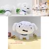 Cute Crayon Shin-chan Kurokawa White Dog Plush Stuffed Toy For Children's Birthday Gift 30cm