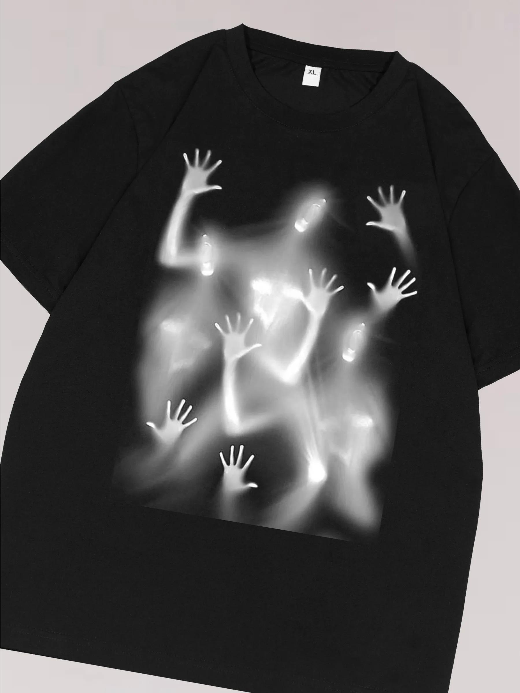 Men s cotton printed T-shirt 3XL