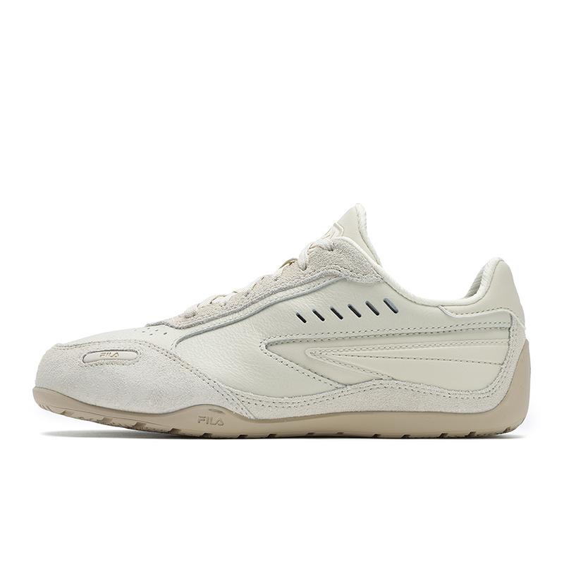 Fila Turbo Fashion Comfortable Lightweight Low-Top Skate Shoes Women Sneaker White Gray F12W511210FWS