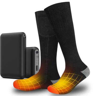 Calcetines Calefactables USB para Hombres y Mujeres - Calcetines con Calefacción Alimentados por Batería Recargable, 10 Horas de Calidez, Perfectos para Esquiar, Senderismo, Deportes de Invierno