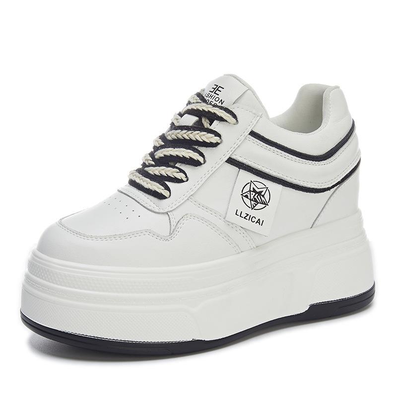 Inner Height Increase New Spring and Autumn Thick-soled Ins Sports and Leisure Shoes