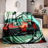 1PC Racing Car Blanket, Throw For Sofa, Bed, Travel, Camping, Livingroom,
