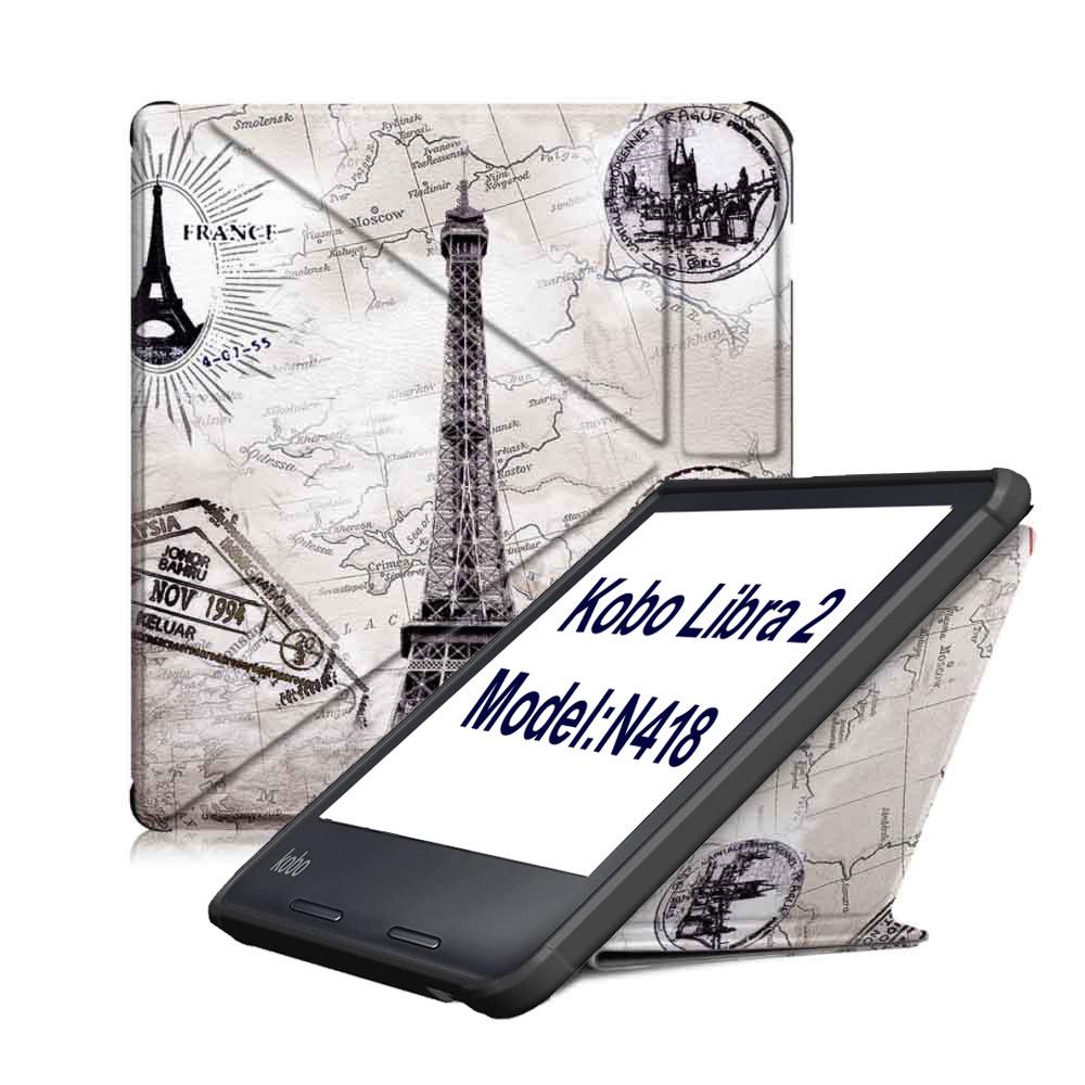 Custodia protettiva morbida in TPU e pelle per Kobo Libra 2 (N418)