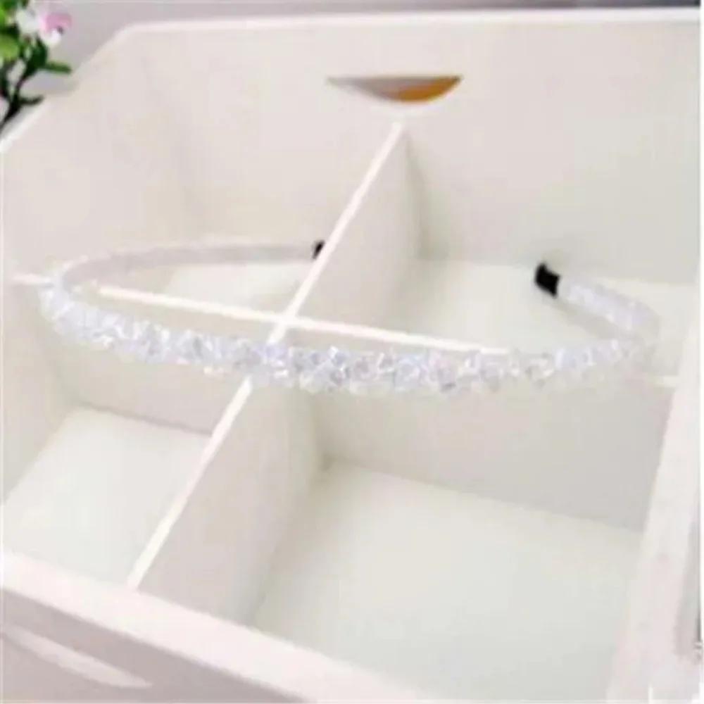 1Pc Women Fashion Hair Accessories Headbands Shinny Crystal Beaded Hair Hoop