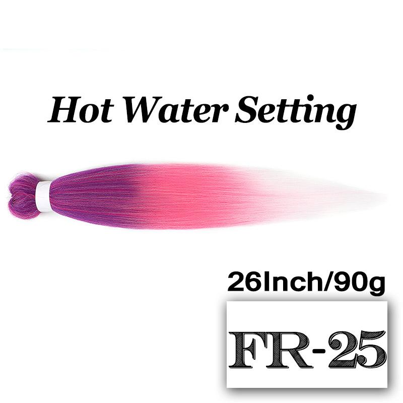 Braiding Hair Pre-stretched 26 Inch Hair Extensions for Afro Crochet Braids Synthetic Hair DIY Purple Pink Peach Red Jumbo Braid