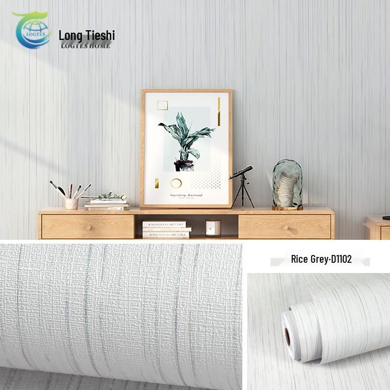 Thick Brushed Fabric Self-Adhesive Waterproof Wallpaper for Living Room & Bedroom Renovation 60CM x 3M