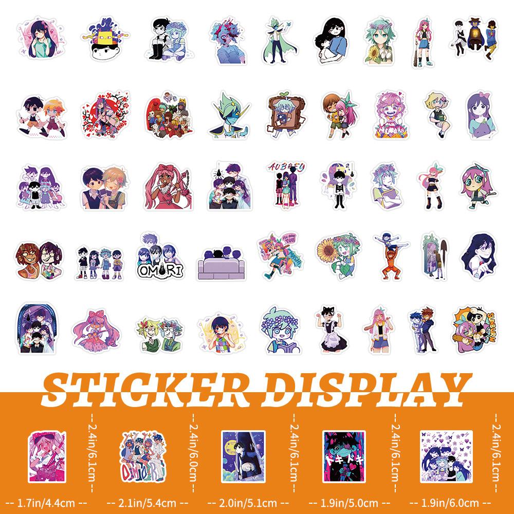 10/30/50pcs Funny Game Omori Anime Stickers Cute Graffiti Decals DIY Suitcase Motorcycle Laptop Waterproof Cool Cartoon Sticker
