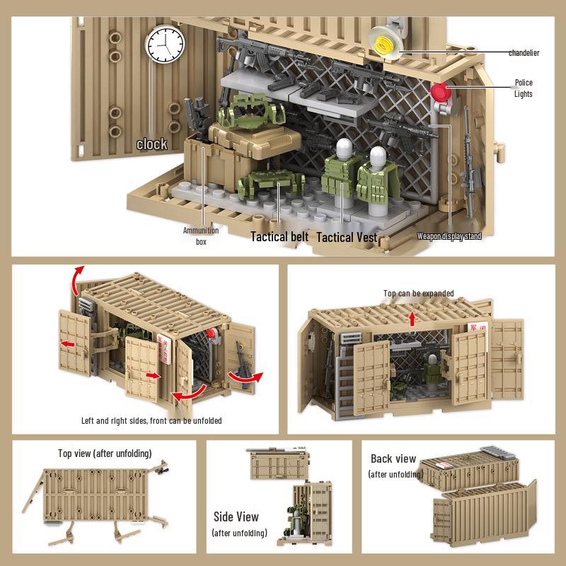 Toby Lion J781 Fire Pump Room Building Blocks