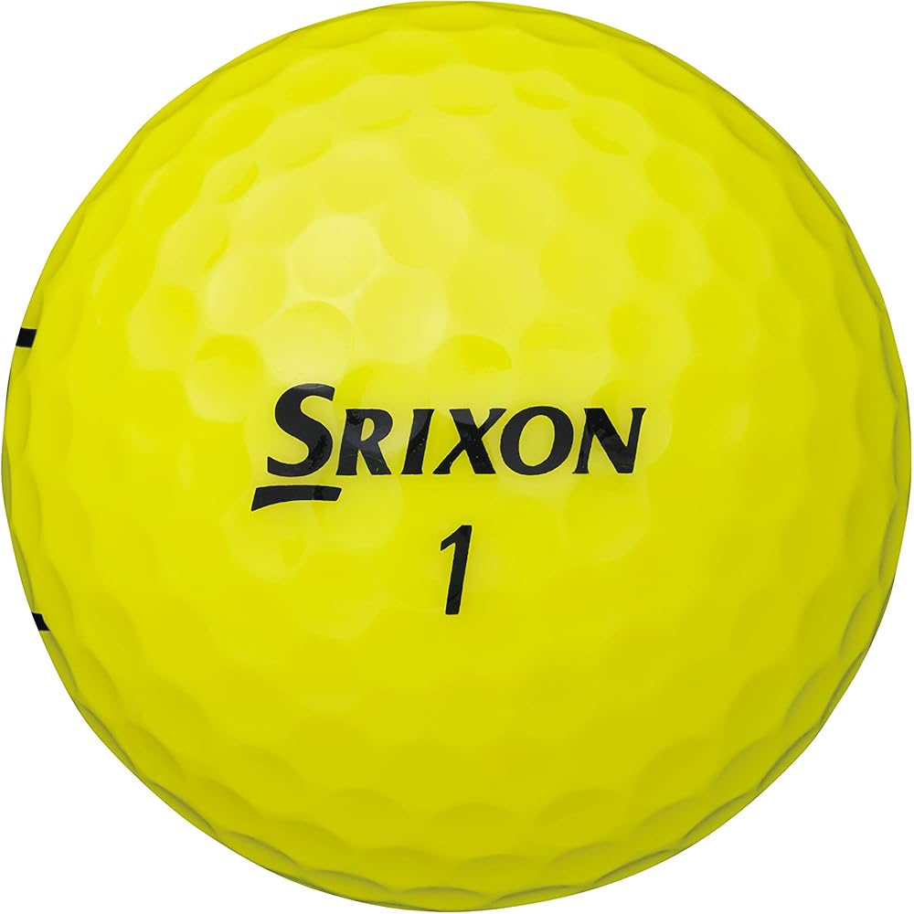 Dunlop Srixon AD Speed Golf Balls 12 Pack Passion Yellow 2022 Model