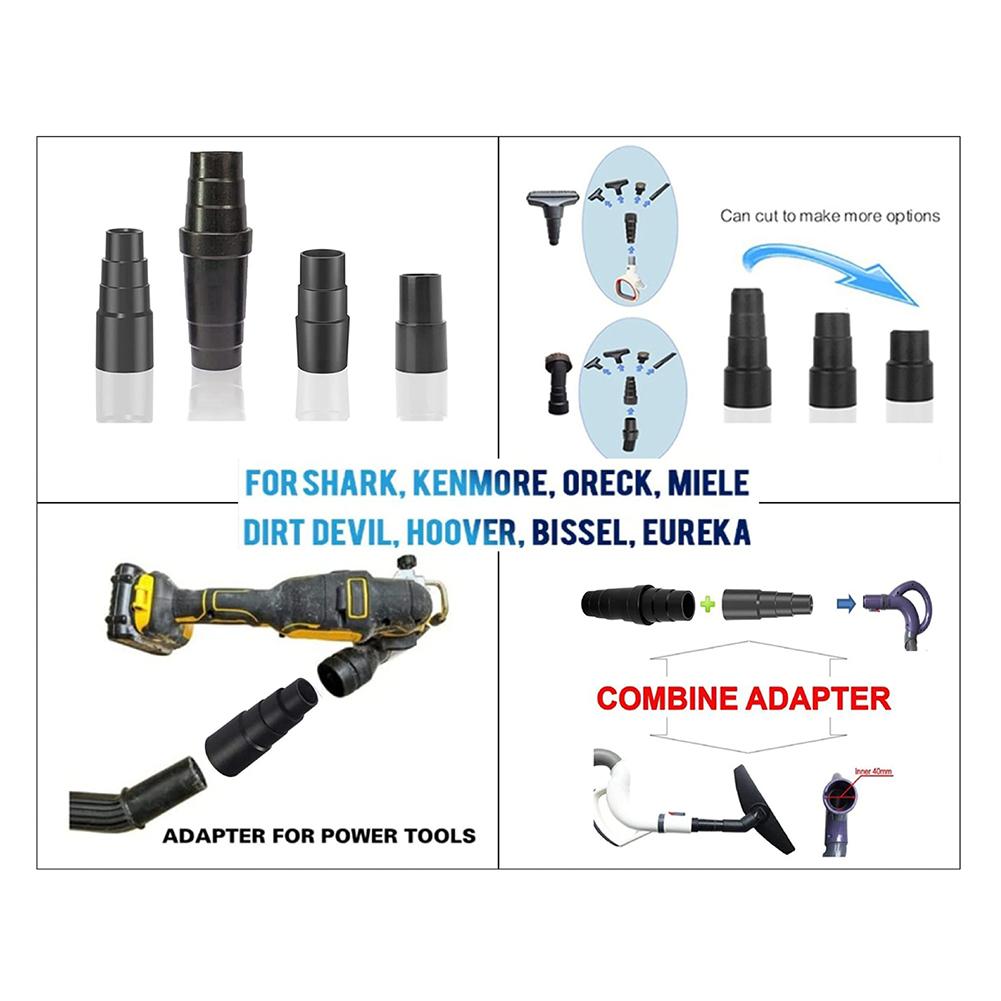 Adapter Kit Vacuum Adapter From 1 1/2 Inch To 1 1/4inch Brand New