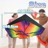 Rainbow Kite Delta Kite Kite Flying Toy, Assembled, 80m Kite Line, Stable Spool, for Kids and Adults
