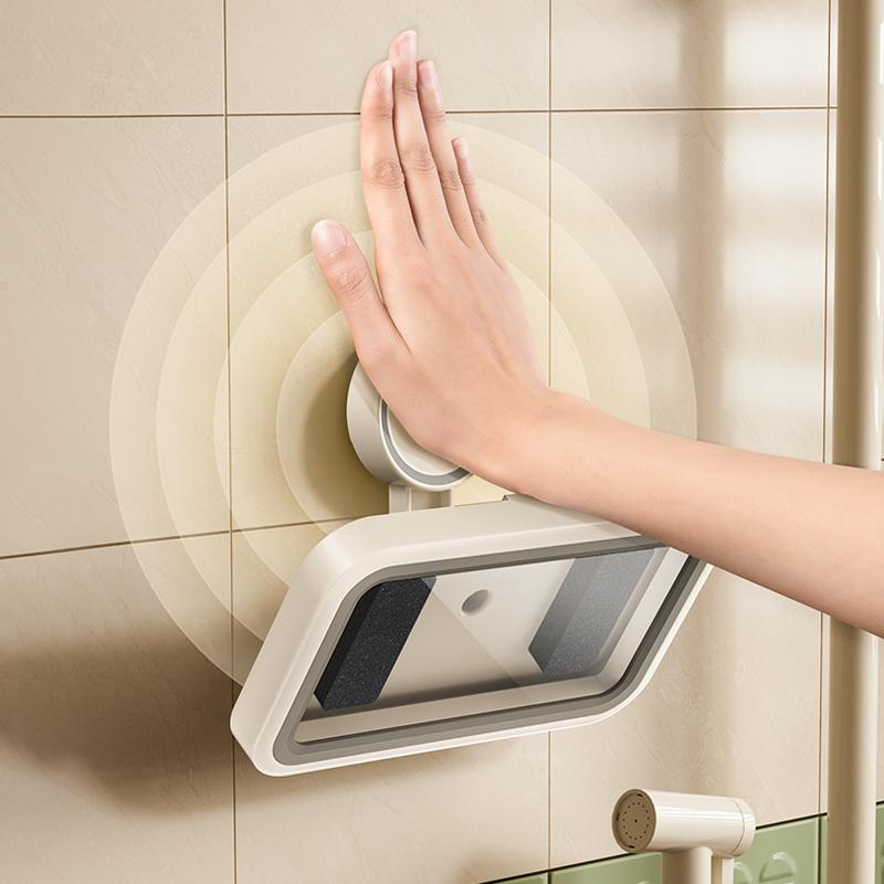 Jopree X95 Waterproof Shower Phone Holder 360 Rotation Wall Mount Bathroom Case Anti-Fog Touch Screen Stand for iPhone Samsung