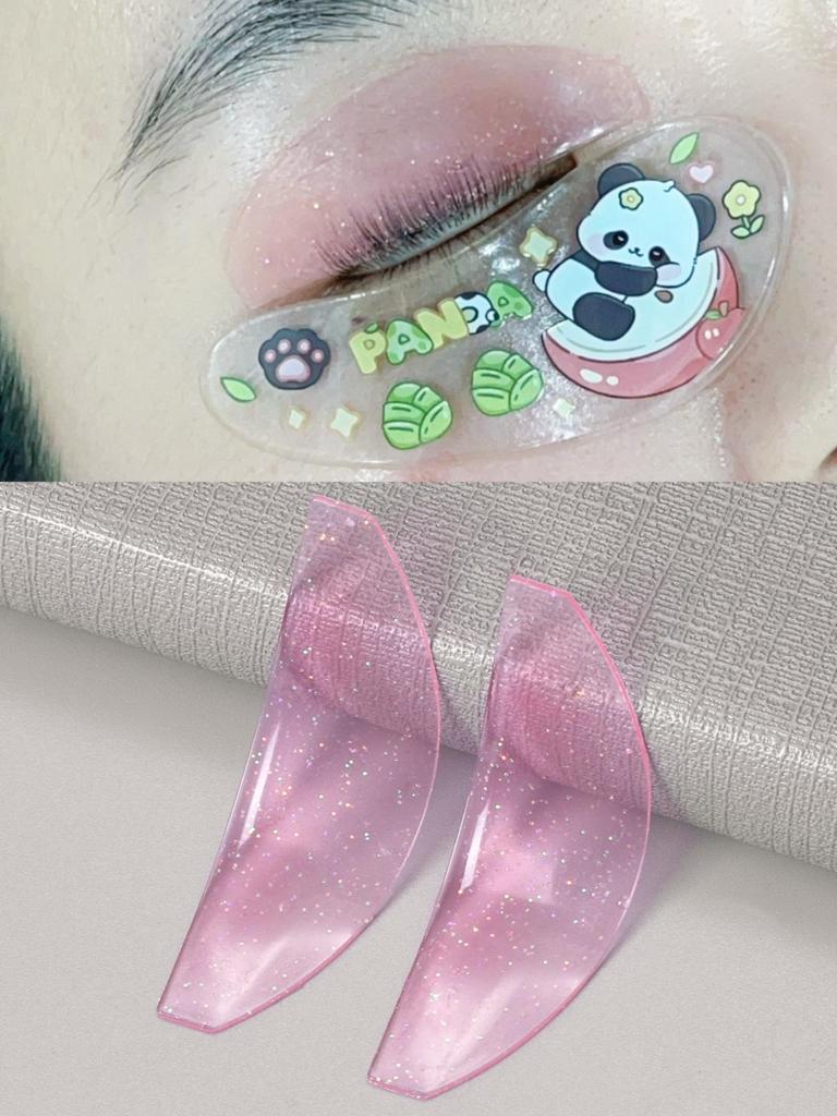 BLACKWINGS 1 Pair Eyelash Perm Silicone Pads, Curling Pads for Lash Lift, with Size Guide Chart, Hypoallergenic Reusable Accessories