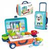 Kitchen Set In a Suitcase Cooking Stove Toy for Children Suitcase