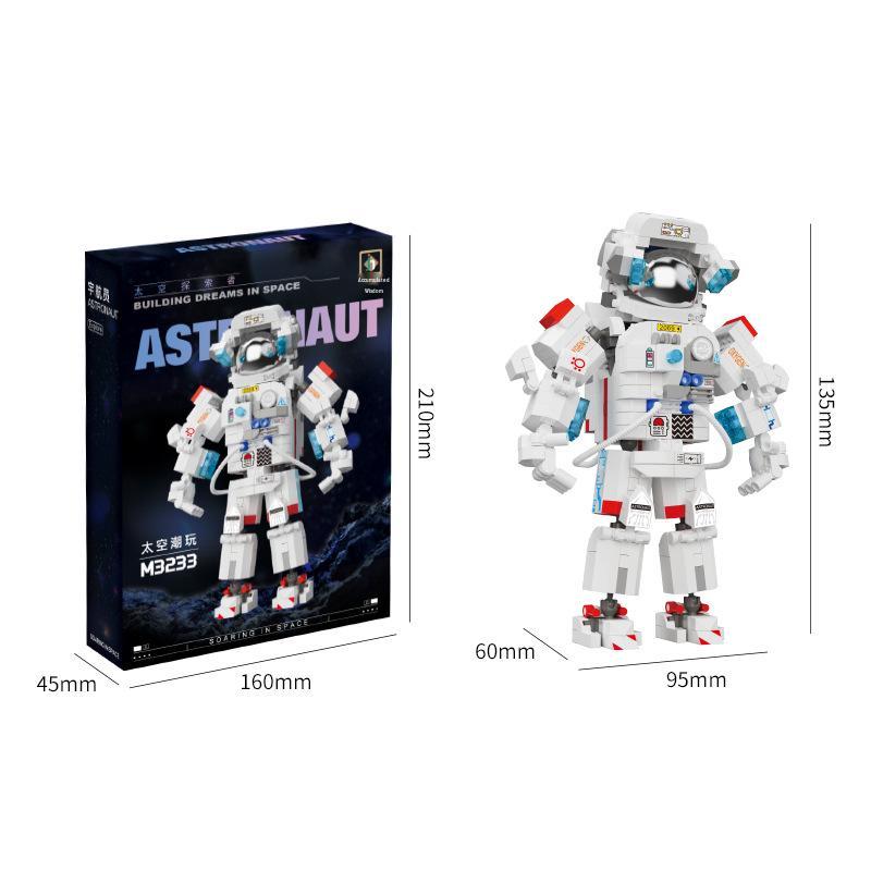 Yigao M3233 Astronaut Building Block Puzzle & Desktop Ornament