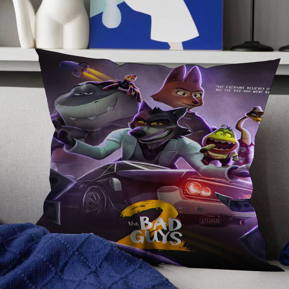 Anime The BBad Guys Pillow Anime Pillow Sofa Bed Head Pillow Cover Cushion Cover x cm Fashion
