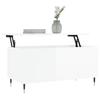 VidaXL Coffee Table High Gloss White 90x44.5x45 Cm Engineered Wood 830966