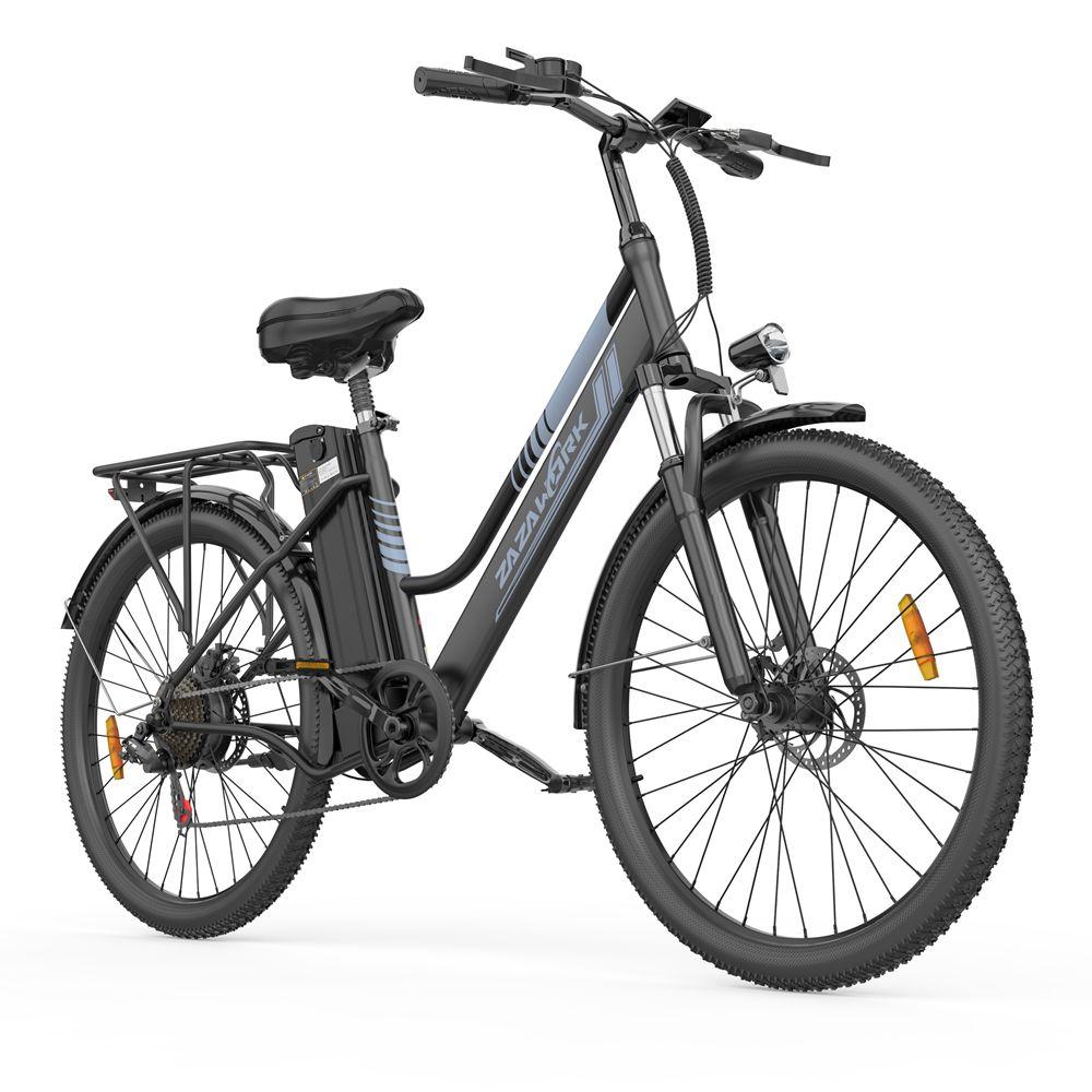 Electric Bicycle Zazawork C26 Pro 26" Tire 250W Motor City Electric Bike For Adult Top Speed 25Km/h Dual Disc Brakes 36V 20Ah Max Load 120Kg