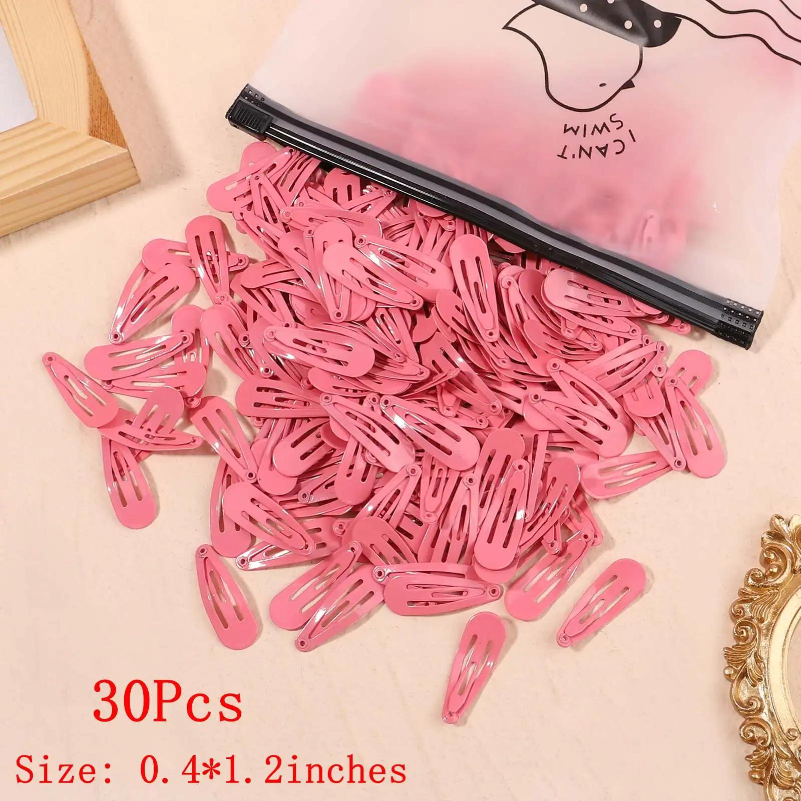 

10/30 шт./набір Нові Жіночі Дівчачі Милі Барвисті Шпильки у формі краплі води Солодкі Заколки-автомати Модні Аксесуари для волосся