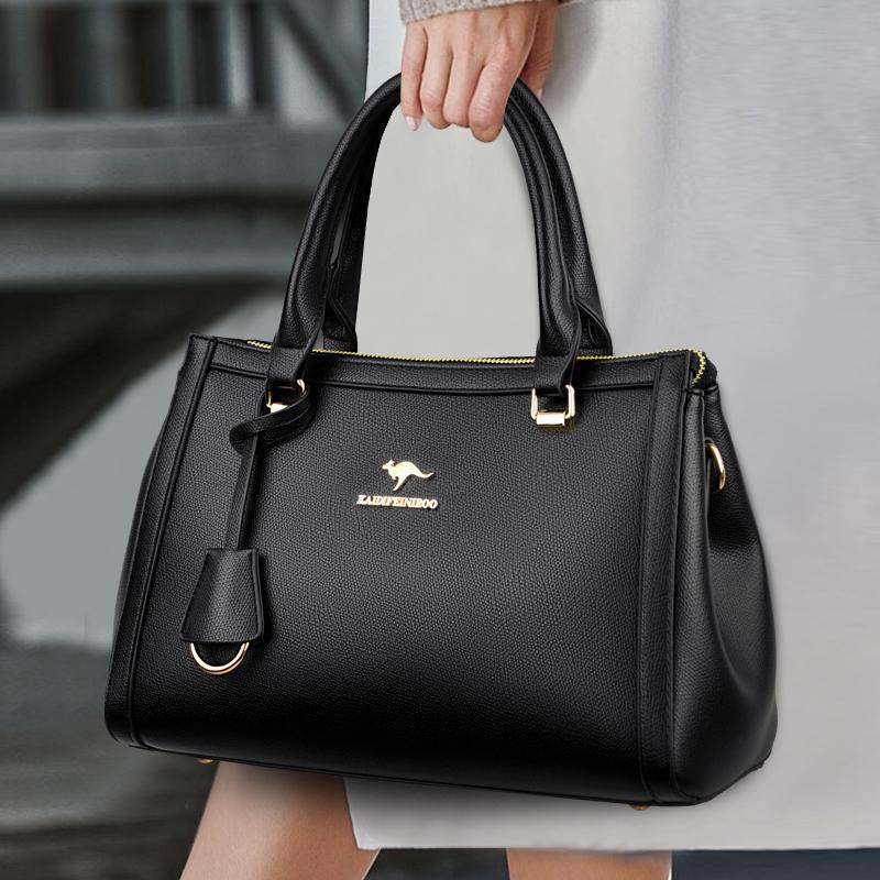 Genuine Brand Luxury Casual Tote Sac Top Quality Pu Leather HandBags for Women Ladies Top-handle Bag Shoulder Crossbody Bags New