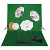 Day and Night - Day and Night Photo Studio Kit with Lamps, Umbrellas, Background and Reflector